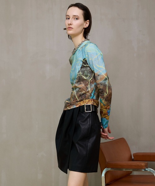 MAISON SPECIAL（メゾンスペシャル） tシャツ Imagination Print Tops
