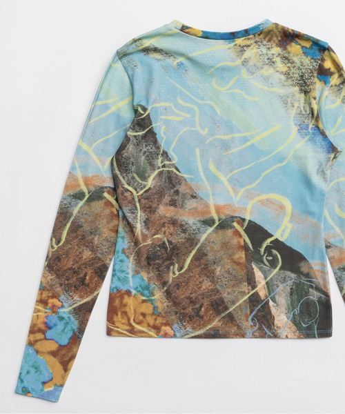 MAISON SPECIAL（メゾンスペシャル） tシャツ Imagination Print Tops
