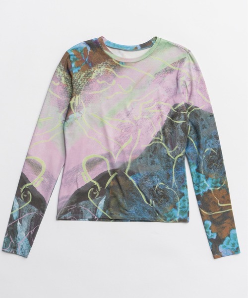 MAISON SPECIAL（メゾンスペシャル） tシャツ Imagination Print Tops