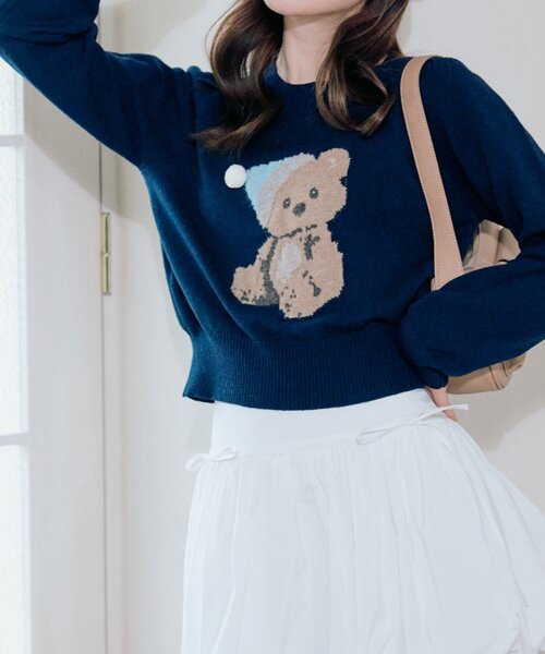 OLIVE des OLIVE（オリーブデオリーブ） ニット セーター かぶりもの