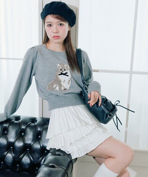 OLIVE des OLIVE（オリーブデオリーブ） ニット セーター かぶりもの