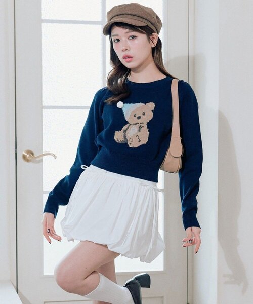 OLIVE des OLIVE（オリーブデオリーブ） ニット セーター かぶりもの