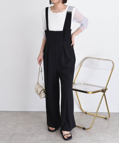 Eimee Law（エイミーロウ） オーバーオール 38 ブラック レディース