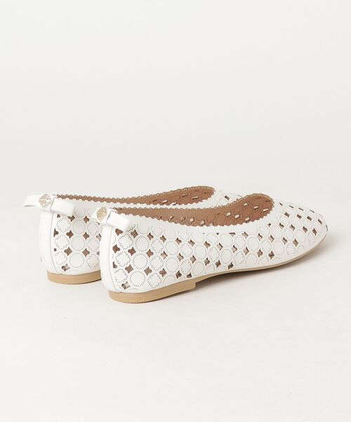 「TOCCA」 フラットパンプス 36 ホワイト レディース_画像2