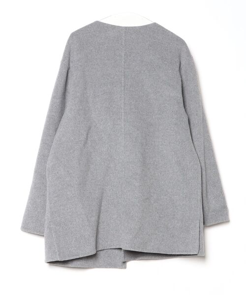 Spick & Span」 ノーカラーコート 38 グレー レディース スピック 