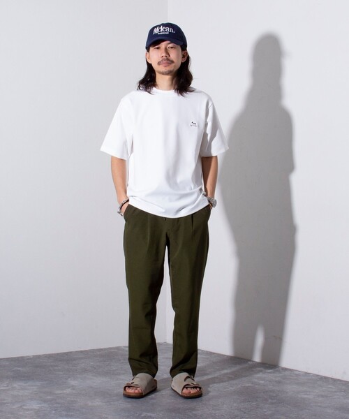 「GLOSTER」 半袖Tシャツ M ホワイト メンズ_画像5