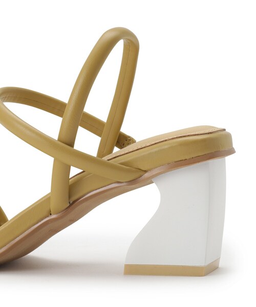 「ESPERANZA」 ヒールサンダル S イエロー レディース_画像9