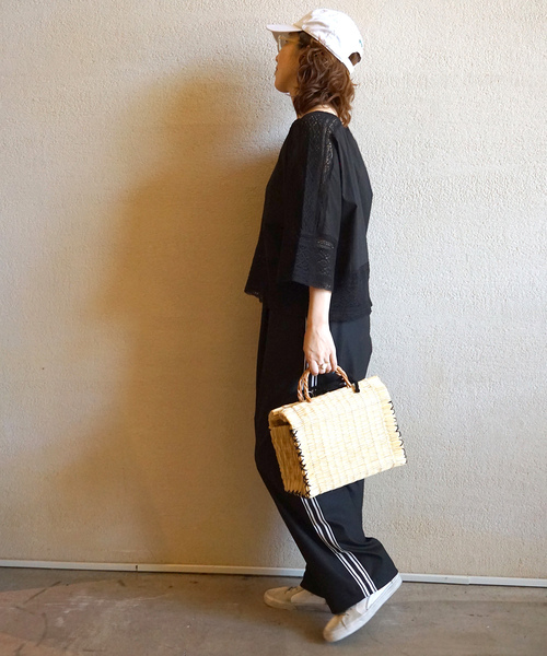 「JOURNAL STANDARD LUXE」 7分袖ブラウス FREE ブラック レディース_画像4