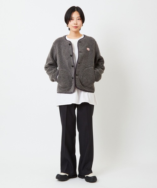 「Vincent et Mireille」 ノーカラージャケット 36 ナチュラル レディース_画像5