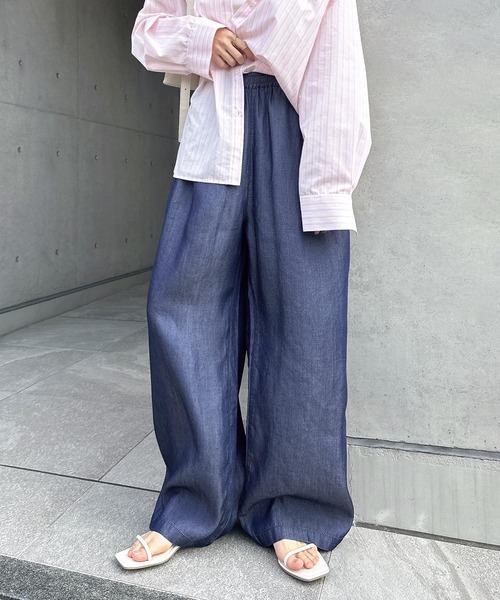 andme（アンドミー） ワイドパンツ ジーンズ デニム デニムパンツ