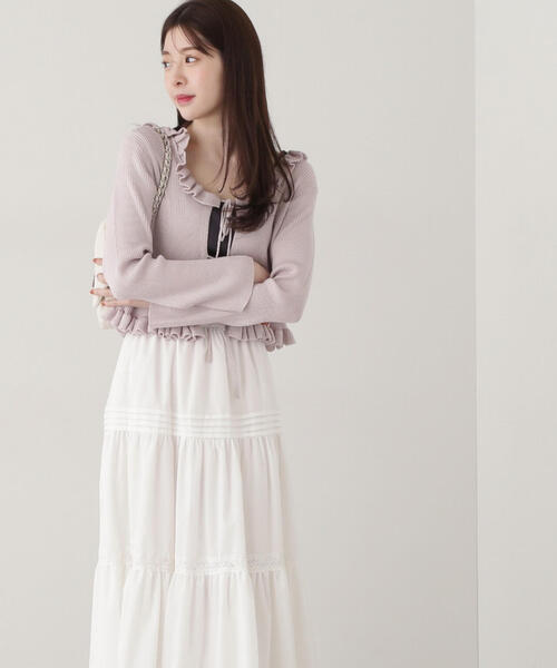 「EDIT COLOGNE」 長袖カットソー FREE ホワイト系その他 レディース_画像7