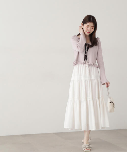 「EDIT COLOGNE」 長袖カットソー FREE ホワイト系その他 レディース_画像9