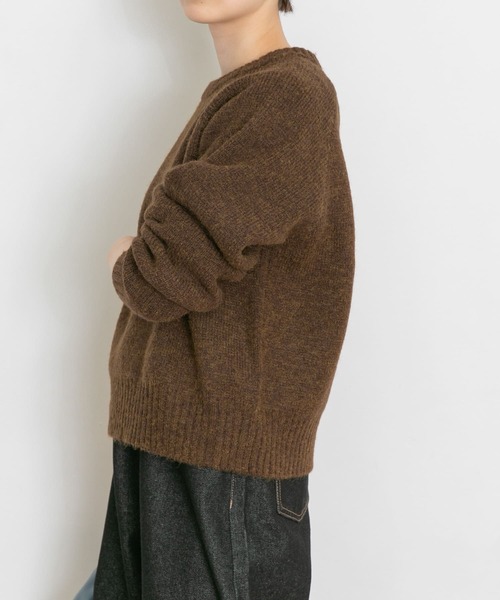 「UR Lab.」 長袖ニット FREE ブルー レディース_画像8