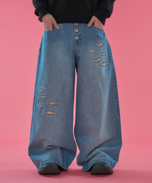 WISH FOR EVER（ウィッシュフォーエバー） ジーンズ 「 2color / 3size