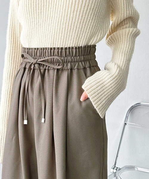 「GeeRA」 イージーパンツ SMALL チャコール レディース_画像6