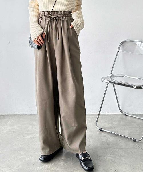 「GeeRA」 イージーパンツ SMALL チャコール レディース_画像7