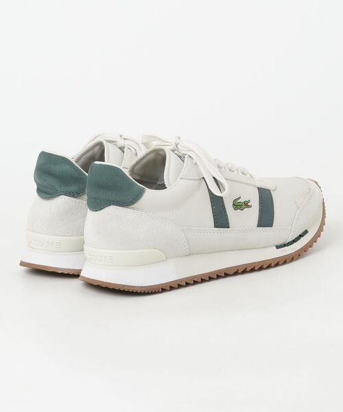 「LACOSTE」 ローカットスニーカー 25.5cm ホワイト メンズ_画像2