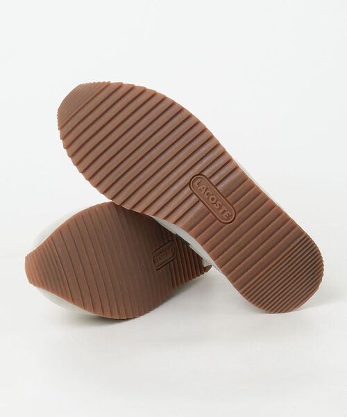 「LACOSTE」 ローカットスニーカー 25.5cm ホワイト メンズ_画像3