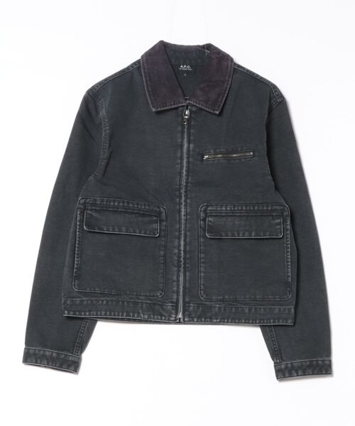 徹*様 A.P.C. アーペーセー　ブルゾン　黒　XS A.P.C.（アーペーセー） コート ジャケット BLOUSON TOT メンズ