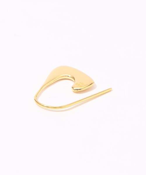 ピアス BAR Jewellery CURB ゴールドピアス レディースの画像