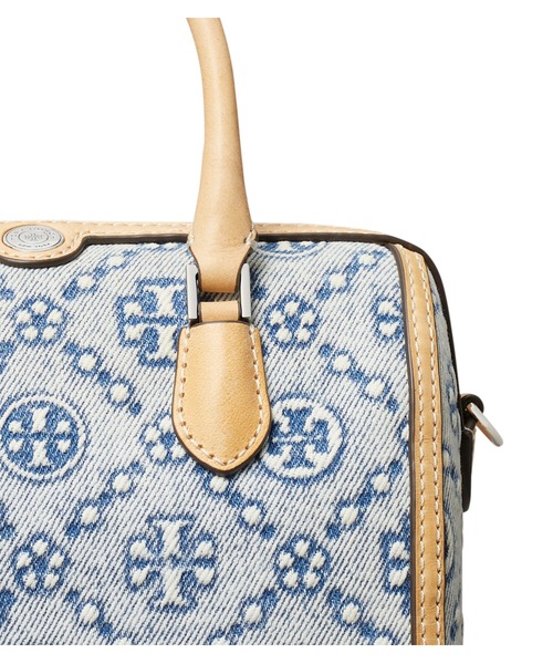 【新品】トリーバーチ　Tモノグラム　ショルダーバック　青 ブルー（青）系 Tory Burch(トリーバーチ) ショルダーバッグ