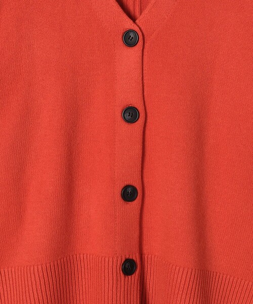 「SHIPS Colors」 ニットカーディガン ONE SIZE オレンジ レディース_画像9