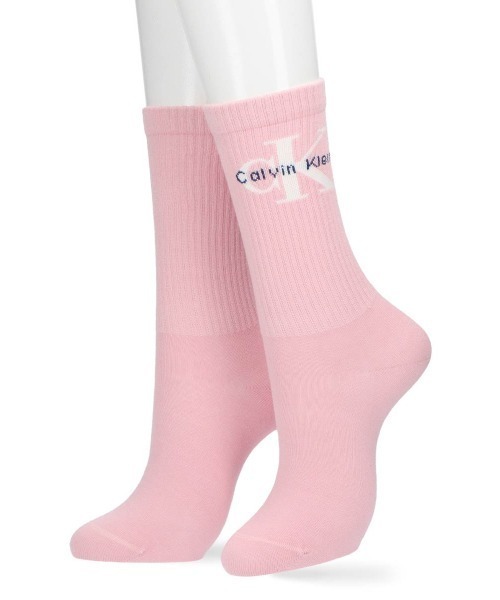 Calvin Klein（カルバン・クライン） 靴下 ビッグロゴ リブソックス