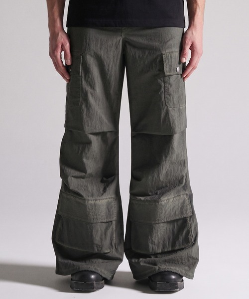 GRANCY カーゴパンツ 「GRANCY」Dirty Nylon Cargo Pants / ダーティ