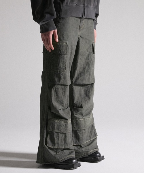 【grancy】カーゴパンツ GRANCY カーゴパンツ 「GRANCY」Dirty Nylon Cargo Pants / ダーティ