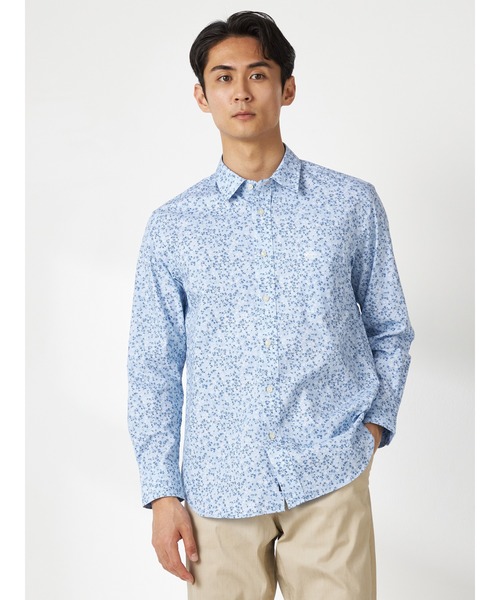 新品未使用 M'GREGOR マックレガー D.CORAL 長袖シャツ McGREGOR（マックレガー） シャツ スプリングフラワープリントシャツ