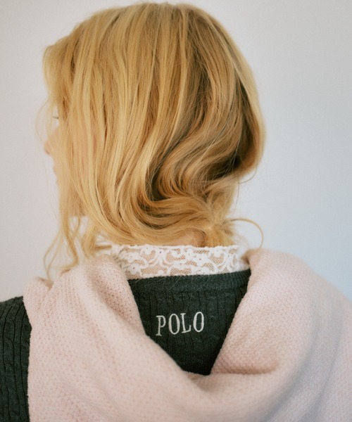 「POLO BCS」 長袖ニット FREE レッド系その他 レディース_画像4
