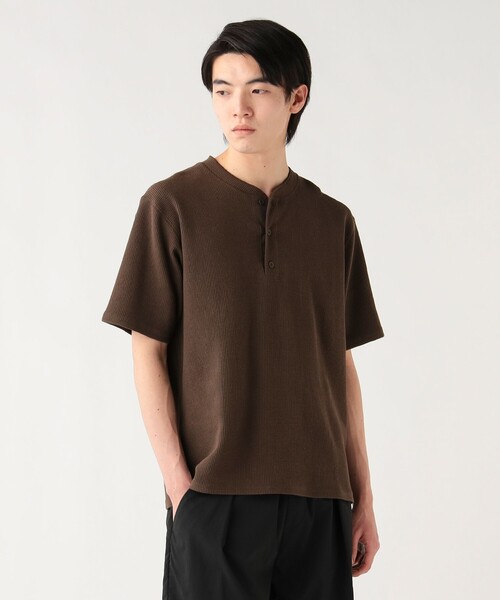 BEAMS HEART（ビームス ハート） ヘンリーネック tシャツ 「ユニ