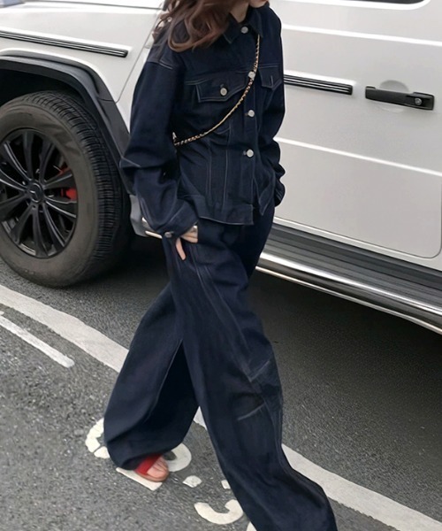 「FAVORITO」 セットアップ S ライトブルー レディース_画像3