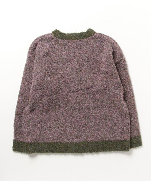 「shesame」 ニットカーディガン LARGE オレンジ レディース_画像2