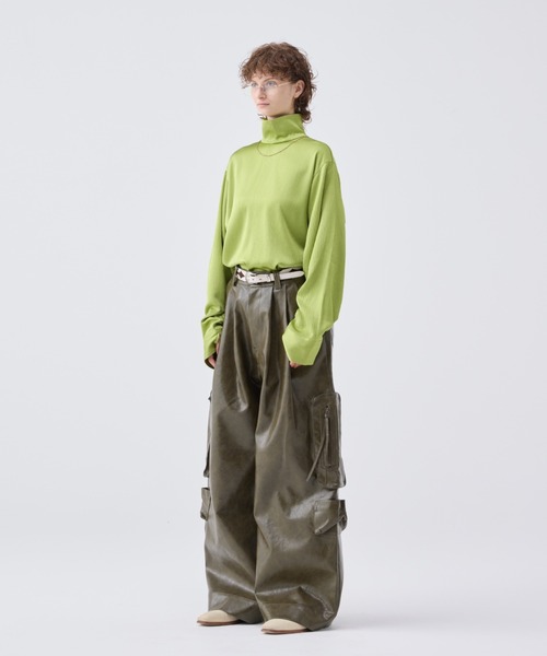 「soerte」 長袖Tシャツ 3 ブラウン メンズ_画像2