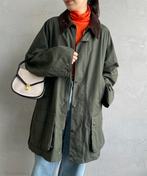 Barbour（バブアー） ジャケット 40 オリーブ レディース : ZOZOTOWN