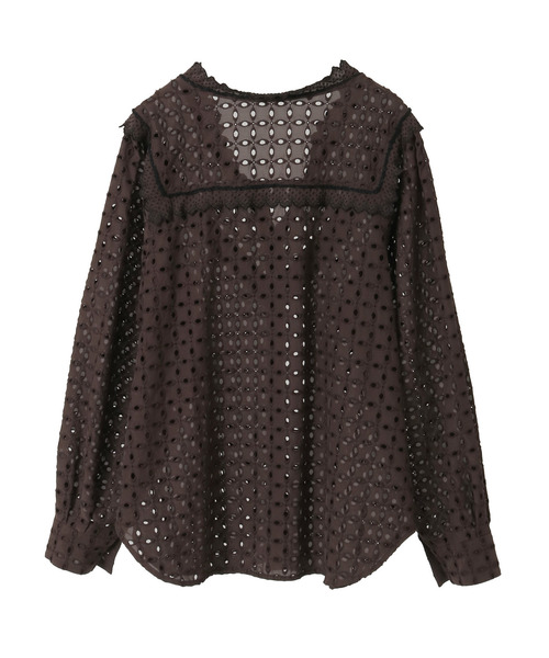 ブラウス シャツ 「CURRENTAGE/カレンテージ」Vintage Lace Blouse レディースの画像