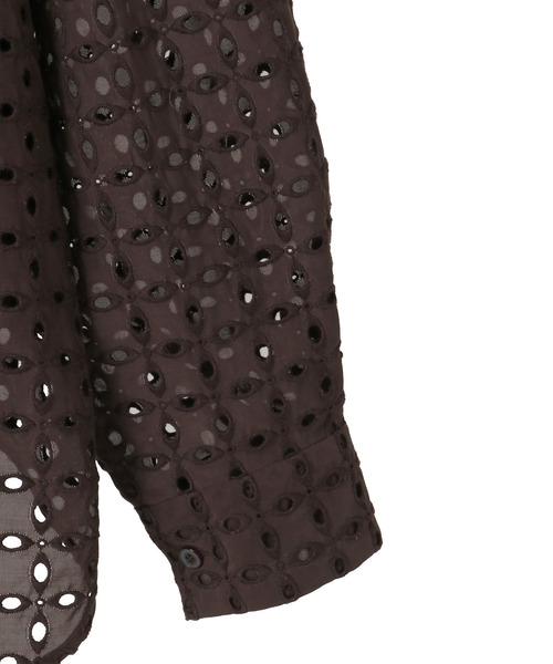 ブラウス シャツ 「CURRENTAGE/カレンテージ」Vintage Lace Blouse レディースの画像
