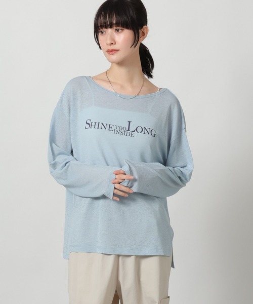 LAKOLE（ラコレ） tシャツ シアーアソートグラフィック長袖 / 660046