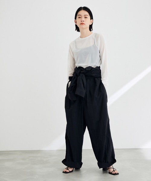 「ADAM ET ROPE'」 オールインワン 38 ベージュ レディースの画像