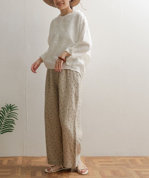 「URBAN RESEARCH DOORS」 イージーパンツ MEDIUM ブラック レディースの画像