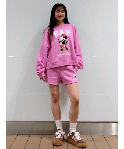 GAP（ギャップ） パンツ × ディズニー ミニーマウス GAPロゴ ショート