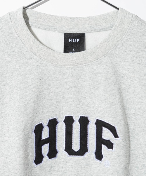 「HUF」 スウェットカットソー SMALL グレー メンズの画像