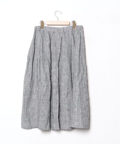 「fog linen work」 スカート - ブラック レディース_画像2