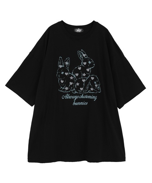 Candy Stripper（キャンディーストリッパー） tシャツ 半袖 BUNNIES