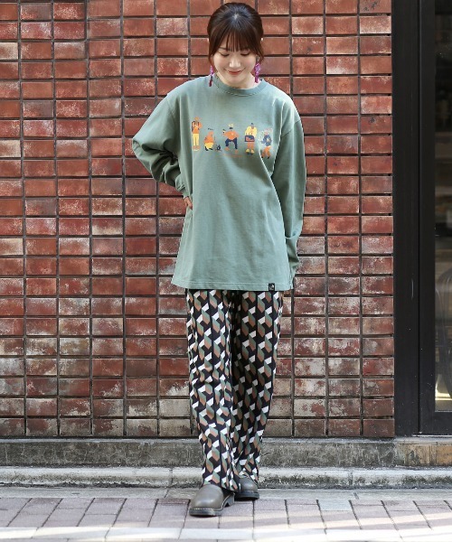 「チチカカ」 長袖カットソー MEDIUM オフホワイト レディース_画像7