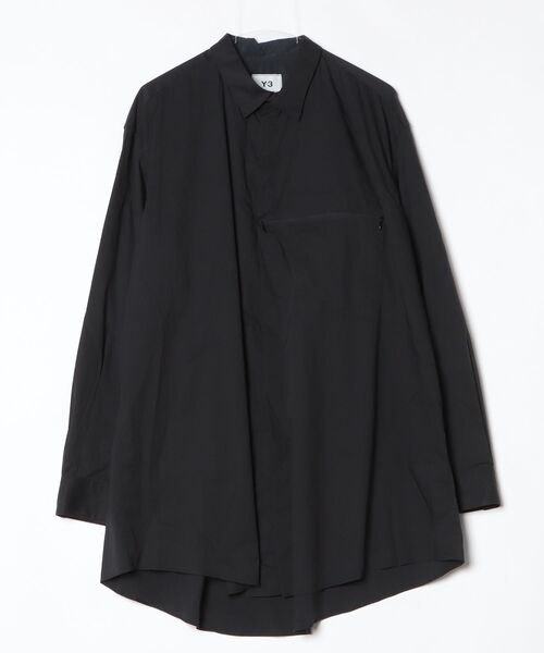 Y-3 「Y-3」 長袖シャツ LARGE ブラック メンズ : ZOZOTOWN Yahoo!店
