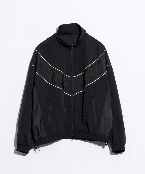 MAISON SPECIAL ナイロンブルゾン MAISON SPECIAL（メゾンスペシャル） ナイロンブルゾン 1 ブラック