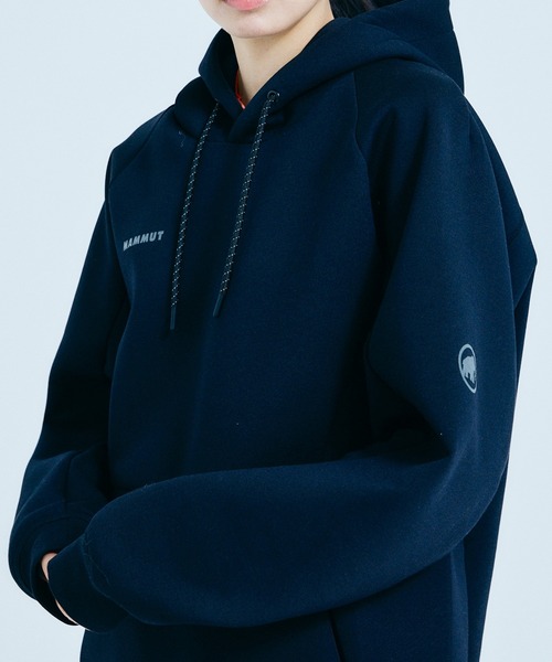 MAMMUT ネイビー フード付きパーカー MAMMUT（マムート） プルオーバーパーカー MEDIUM ネイビー メンズ