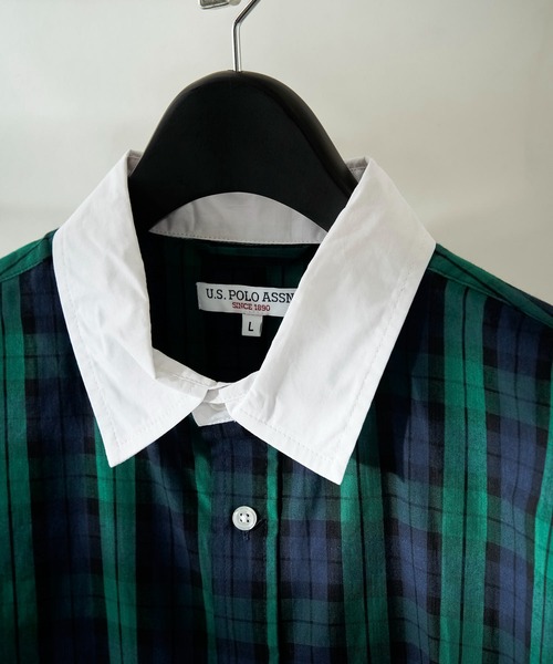 「U.S. POLO ASSN.」 半袖シャツ MEDIUM イエロー メンズ_画像4